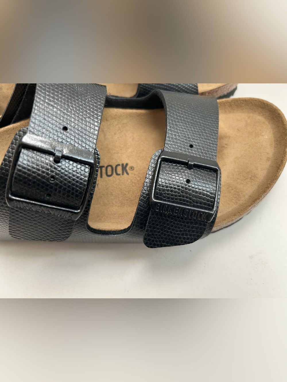 Birkenstock Sandals Black Faux Leather Arizona two strap adjustable sandals
EU40 - Picture 3 of 5
